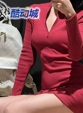 Nike耐克女子Jordan2026新年系列女子长袖针织连衣裙IQ3963-613