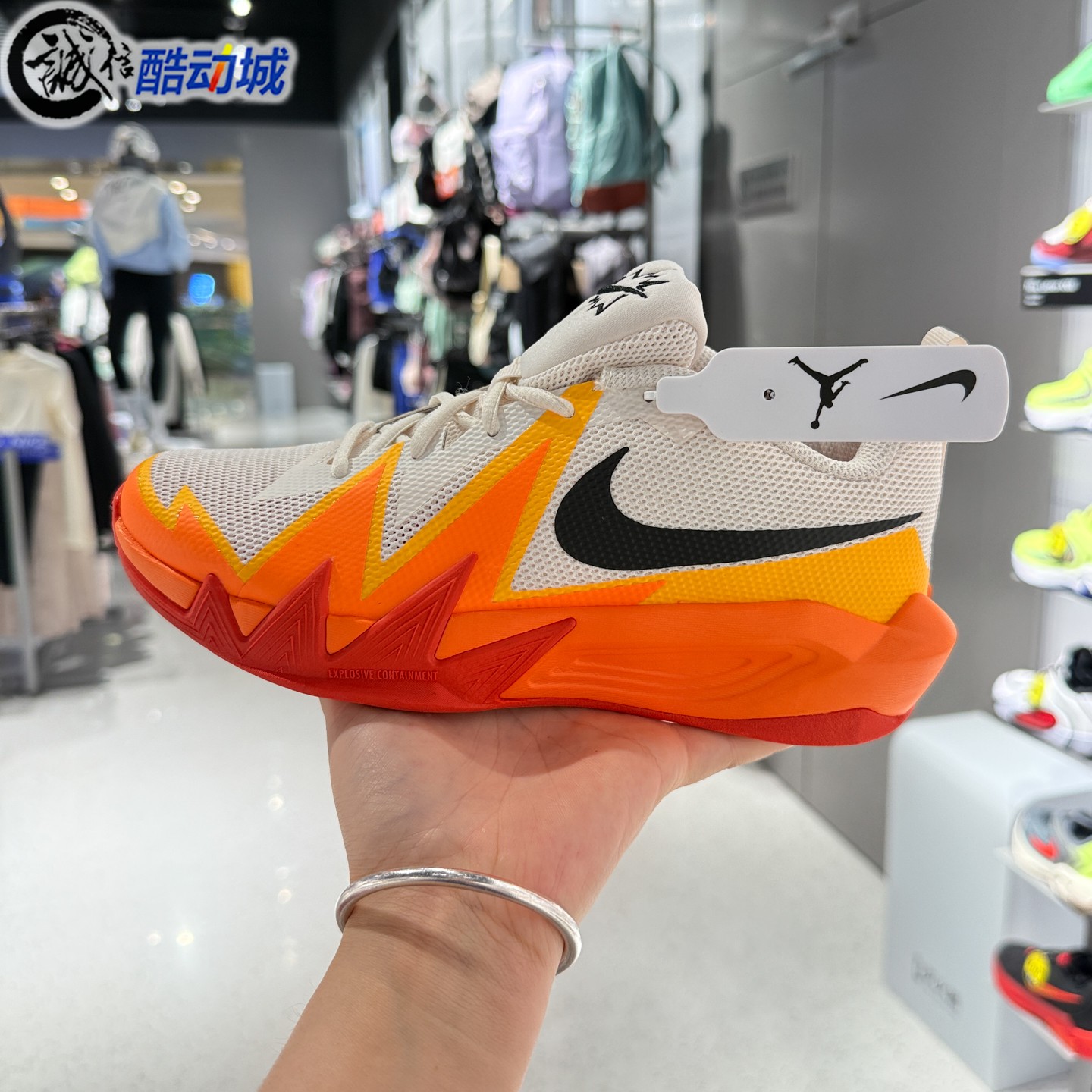 Nike耐克大童2026夏季S.T.Dynamite缓震回弹耐磨篮球鞋IH2308-100