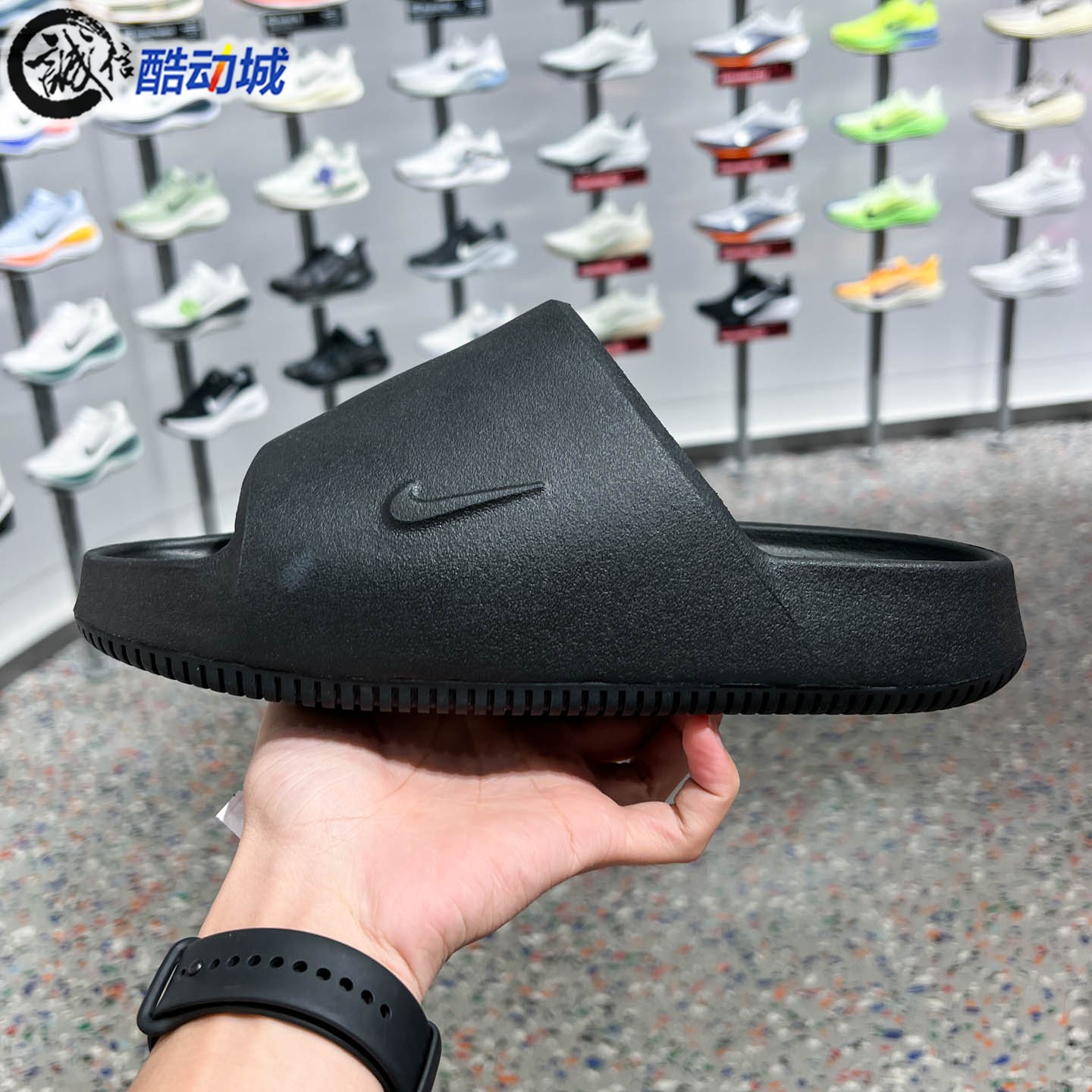 Nike耐克男子2026秋新款经典百搭日常舒适运动休闲拖鞋IB0183-001