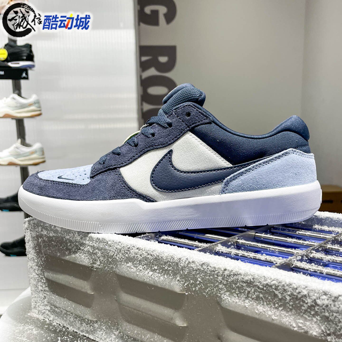 Nike耐克男女鞋2026春SB Force 58时尚拼色运动滑板鞋 DV5477-404