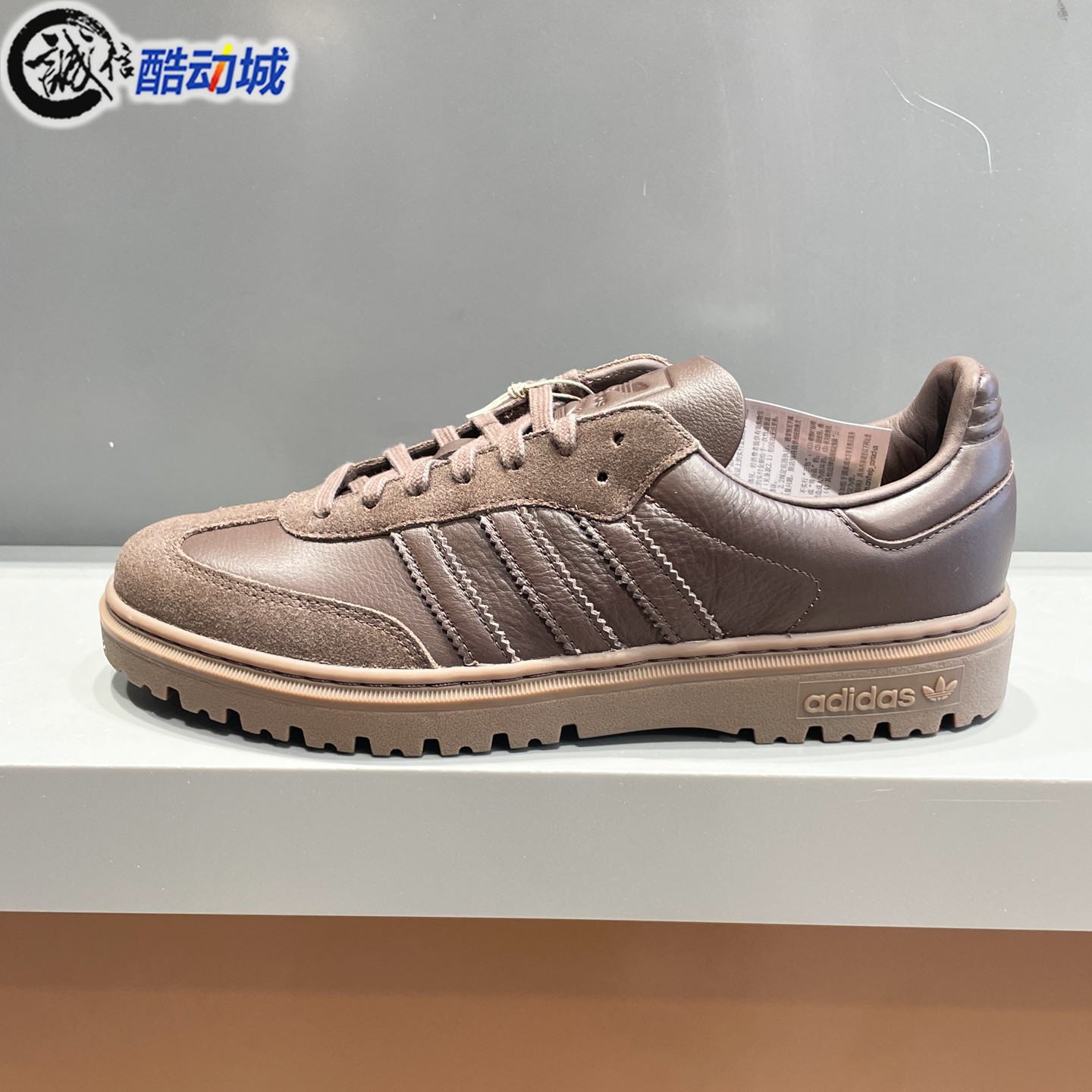 阿迪达斯三叶草男女2026春新款经典皮面休闲运动鞋 HQ9251 JQ9407