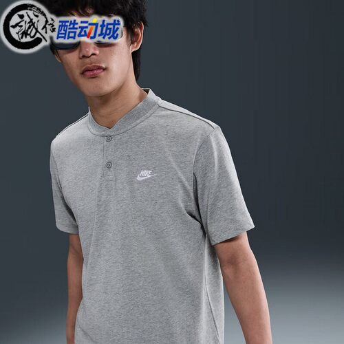 耐克男子纯棉透气休闲polo衫