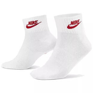 911 透气舒适中筒运动袜子DX5074 NIKE耐克男女袜2024春新款 三双装