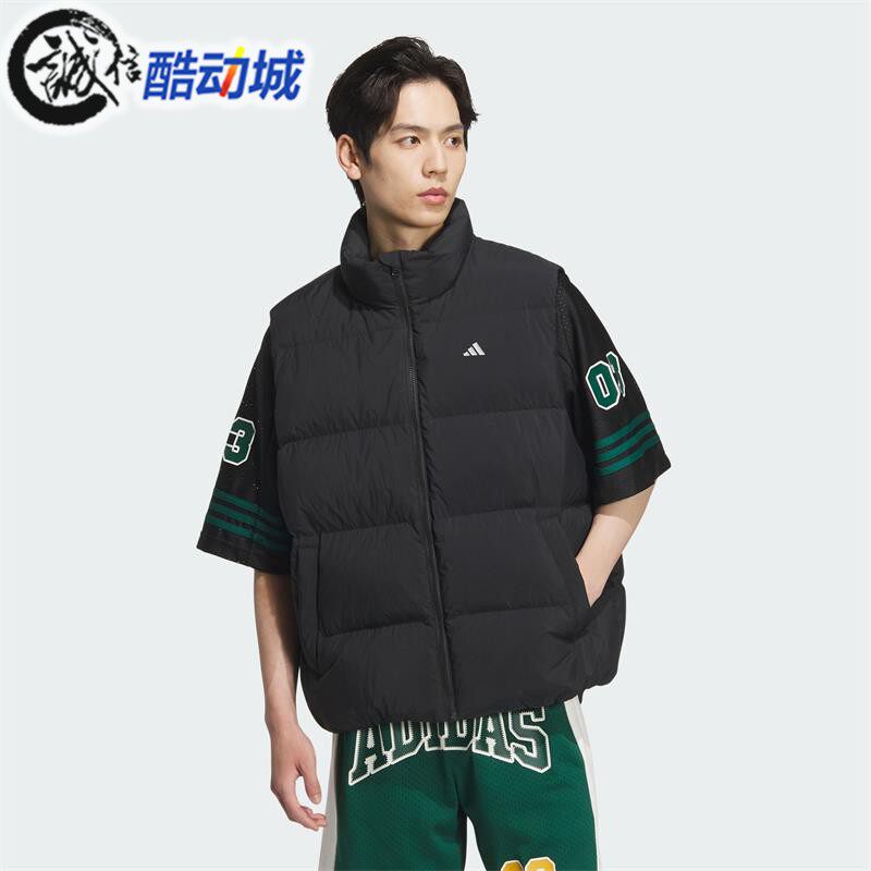 阿迪达斯羽绒背心马甲