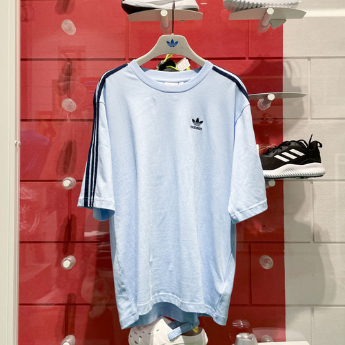 阿迪达斯三叶草男装夏新款纯棉宽松运动T恤 JP1056 JP1058 JP1059