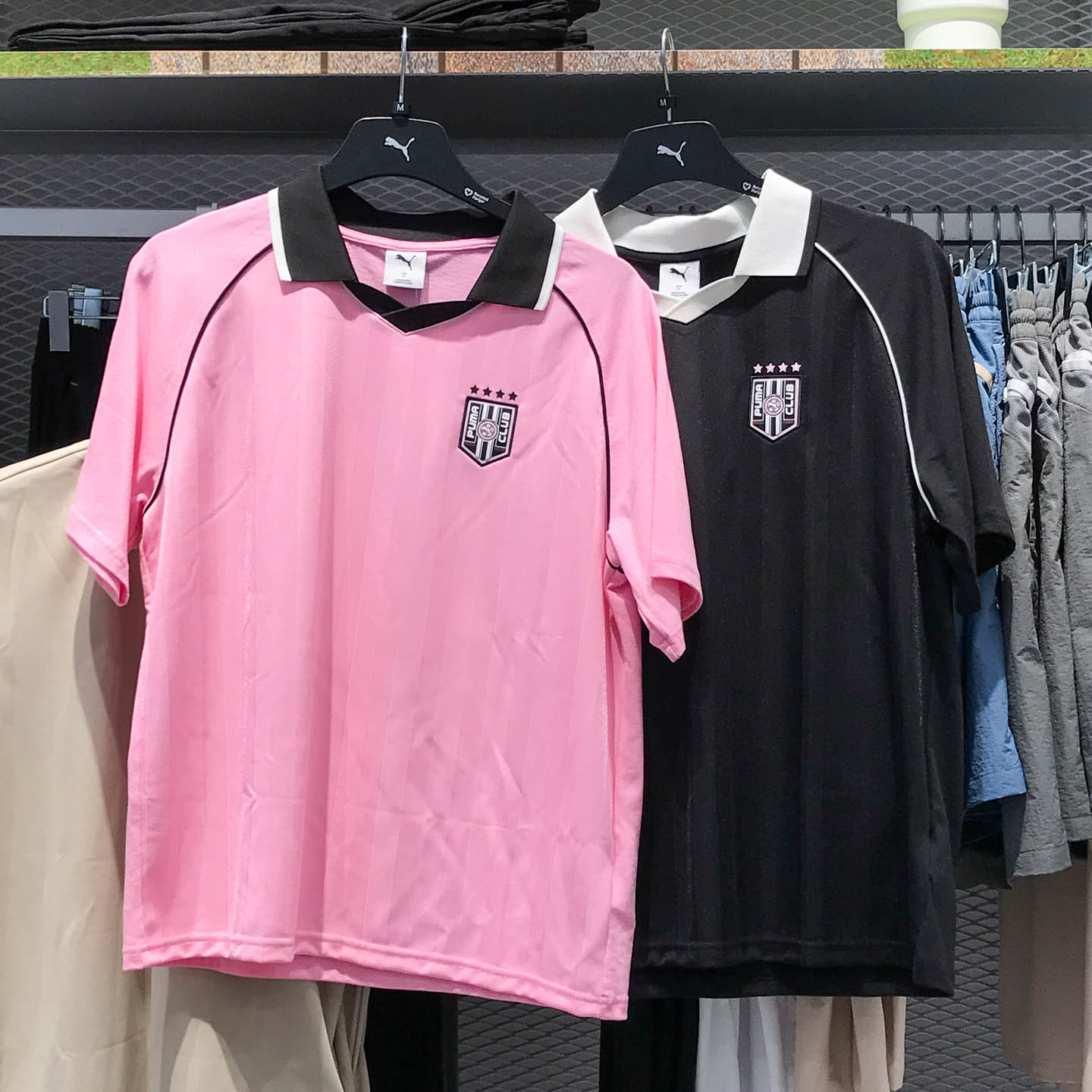 Puma彪马男女装2025秋新款宽松纯棉透气条纹运动短袖633071-01-90