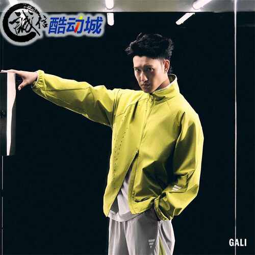 阿迪达斯男子梭织防风运动外套