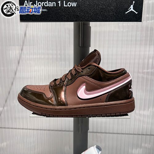 Nike耐克女子春新款AIR JORDAN 1 LOW情人节系列运动鞋IQ9787-262