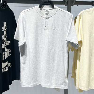 Nike耐克男子刺绣LOGO商务棉质透气舒适运动休闲POLO衫HQ5975-051