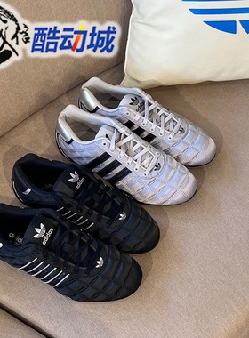 阿迪达斯三叶草男女鞋2025新款赛车文化薄底运动鞋 JS0284 JS0286