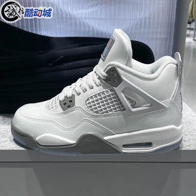 Nike耐克2026新款AJ4圣诞系列复刻大童缓震耐磨运动鞋 HV4401-014