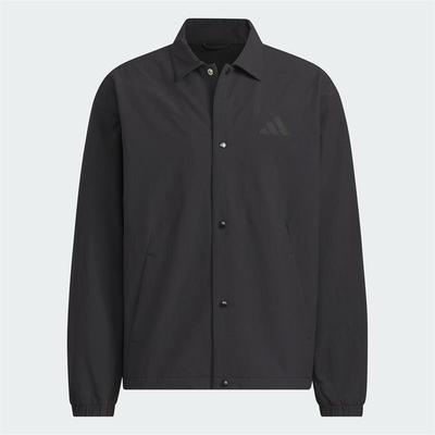 ADIDAS阿迪达斯男子2025春季新款翻领衬衫运动教练夹克外套JN0114