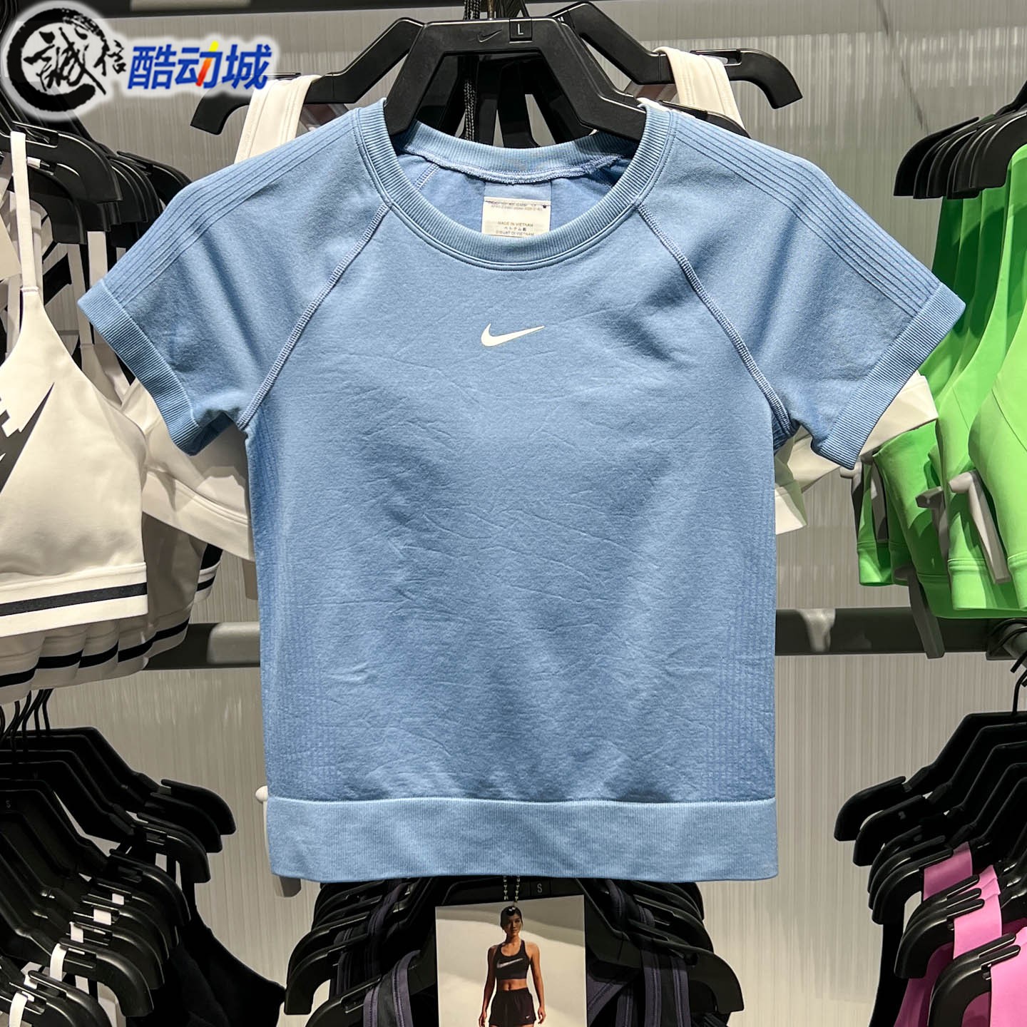 Nike耐克女子2026秋新款运动训练速干塑形紧身短袖T恤 IV1305-486