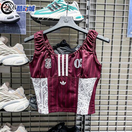 阿迪达斯三叶草女子2026夏季经典复古柔软亲肤运动休闲背心KU4751