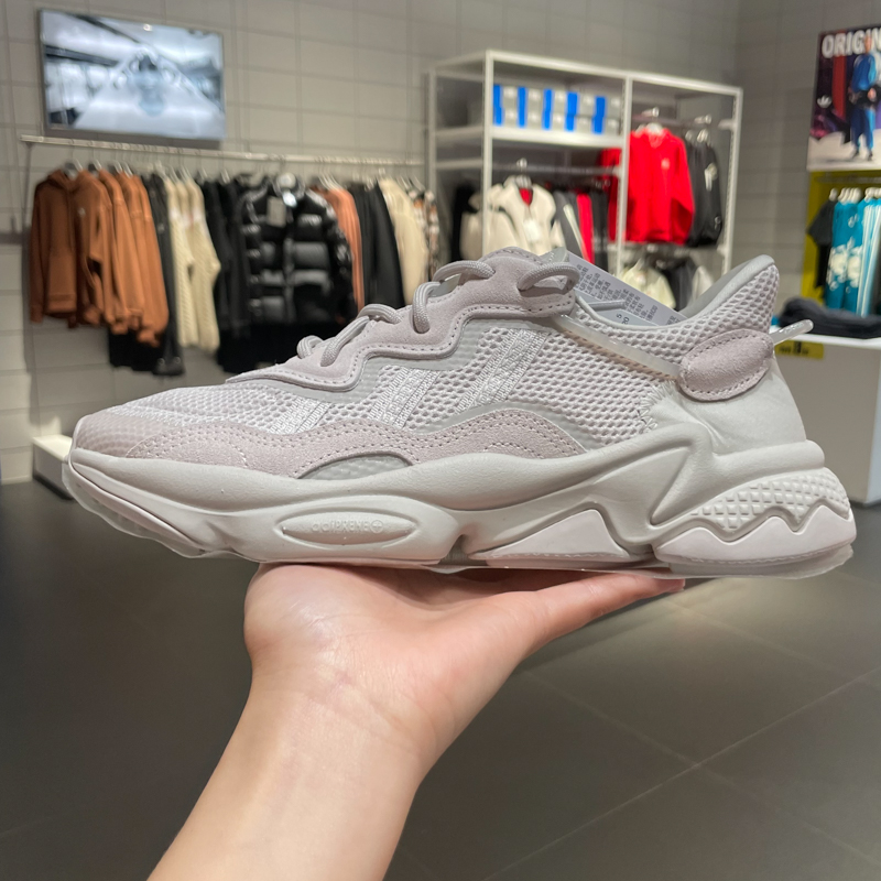 阿迪达斯三叶草男女2025冬季OZWEEGO经典复古老爹鞋运动鞋 FY2023