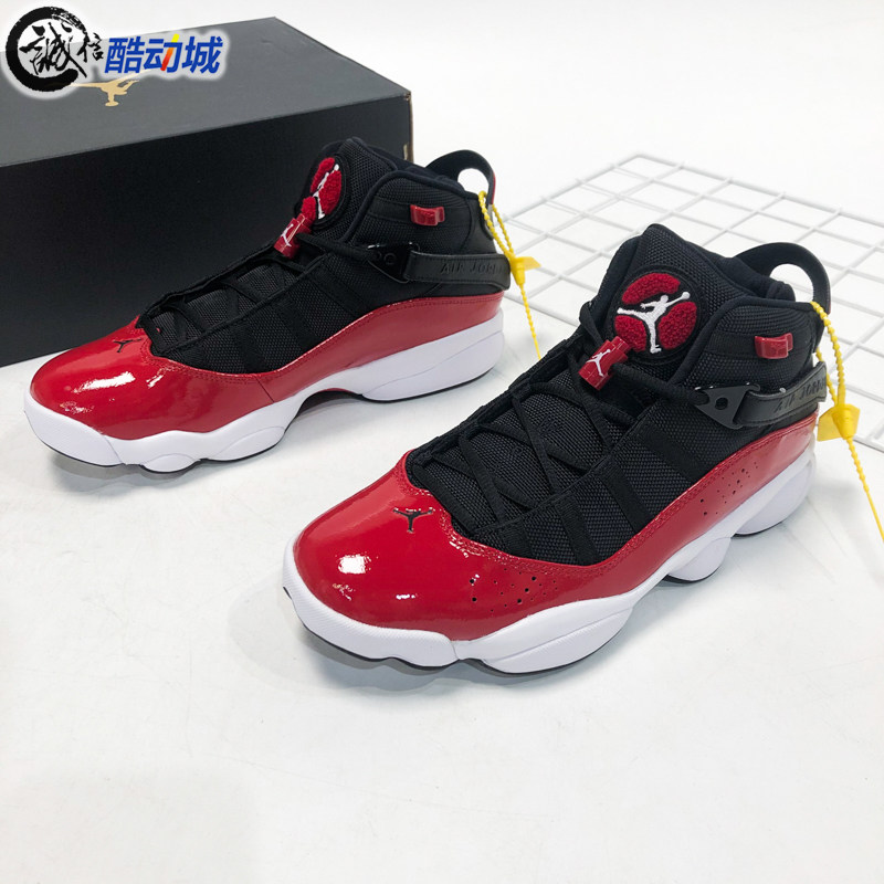 耐克男鞋air jordan6 rings aj6公牛六冠王运动篮球鞋 322992-060
