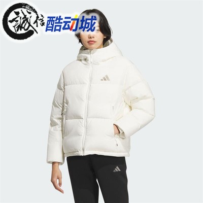 阿迪达斯女子拒水防风保暖羽绒服