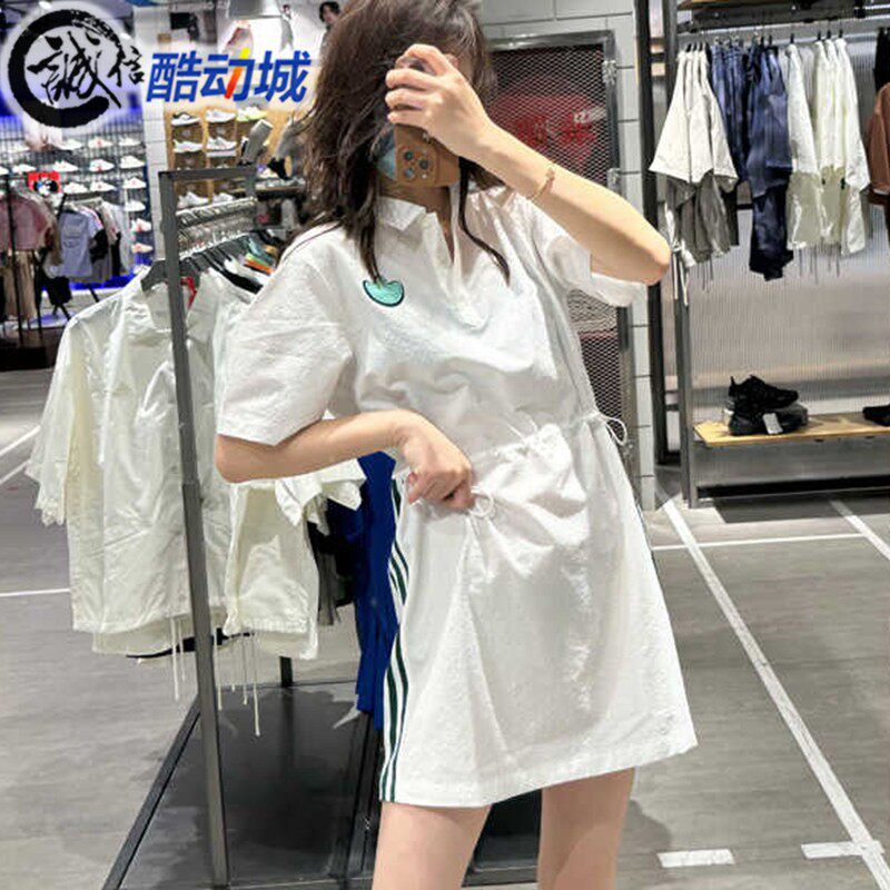 阿迪达斯三叶草女子运动连衣裙