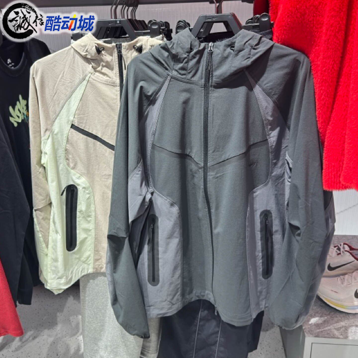 Nike耐克男子2026春新款经典撞色速干梭织夹克外套IU7497-060-236