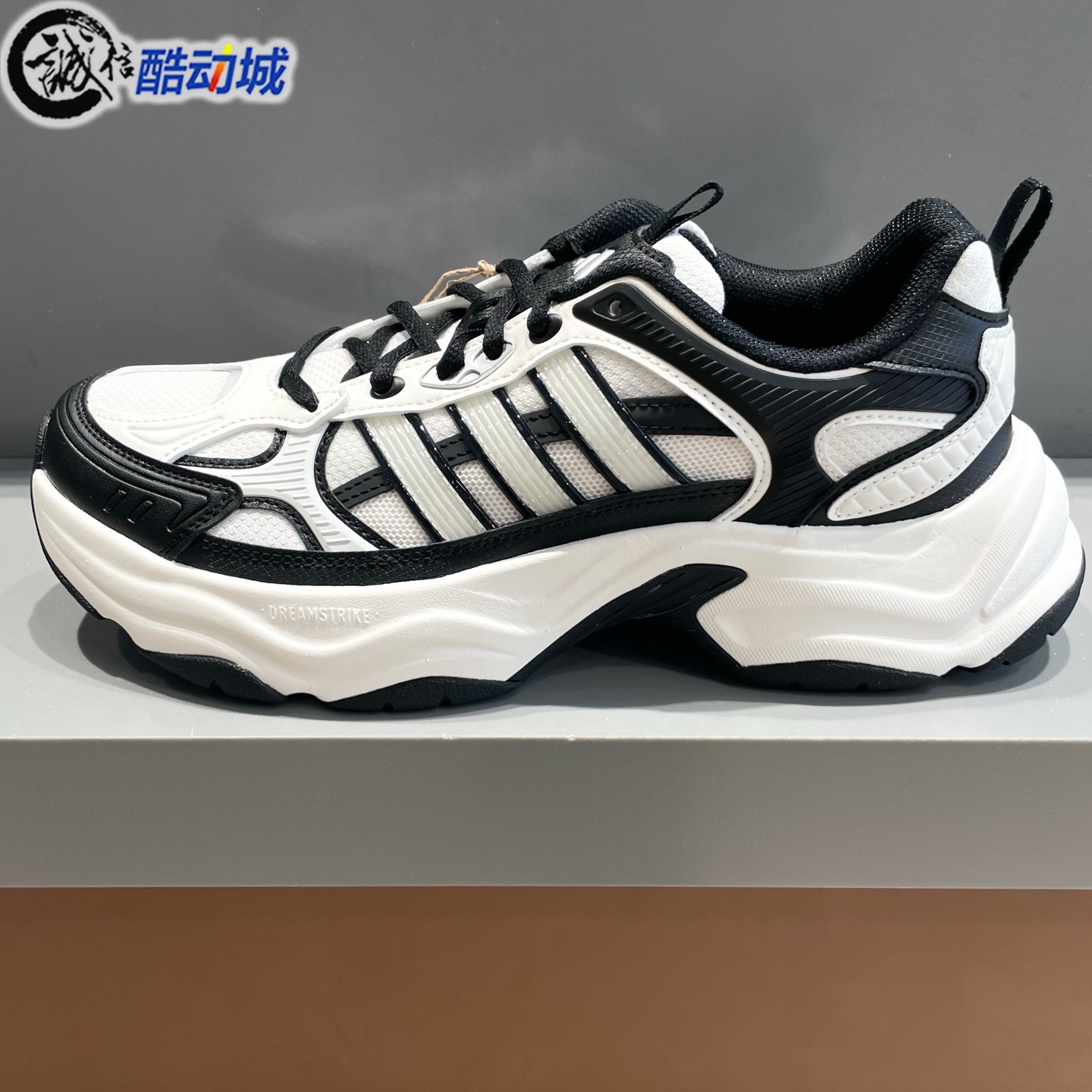 阿迪达斯男女鞋2026春季XLG FIN PULSE经典厚底耐磨老爹鞋 KJ9521
