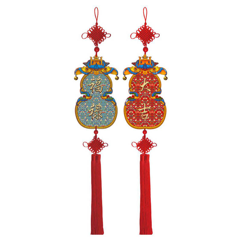 新年中国结入户大门上葫芦挂件新中式古风木质客厅背景墙面装饰,节庆用品/礼品,挂饰/生肖挂饰,淘宝优惠券,粉丝福利购,淘宝优惠卷