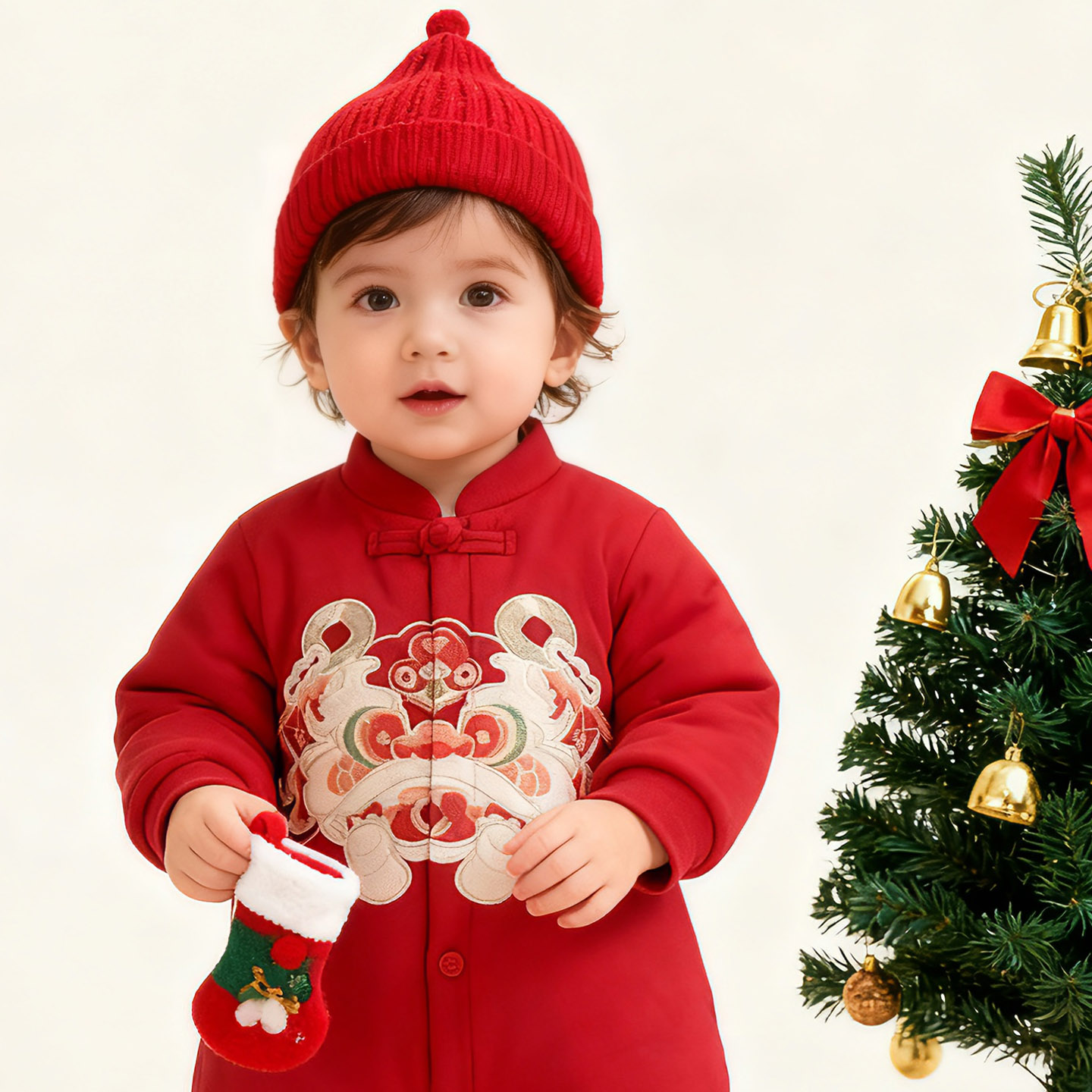 新生婴儿宝宝满月周岁礼服