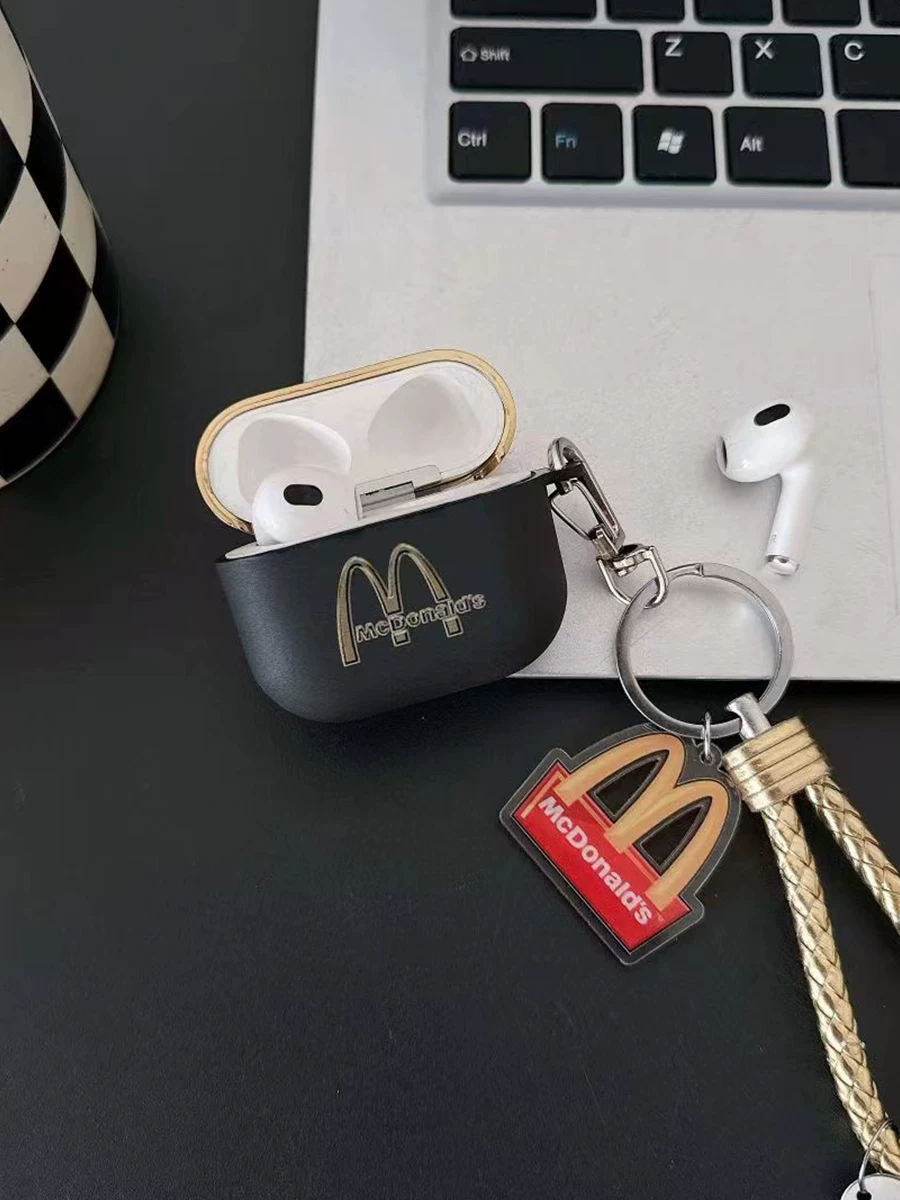 Бренд Tide M запись применимо к чехлу защитному для AirPods 2-го поколения, AirPods 3-го поколения, простая чехол для AirPods Pro, креатив Pro, креатив PRO второго поколения, пара, индивидуальность, Bluetooth, защитный чехол для Apple