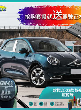 欧拉21-22款好猫原谅绿色汽车补漆油漆深划痕刮痕修复自喷漆套装