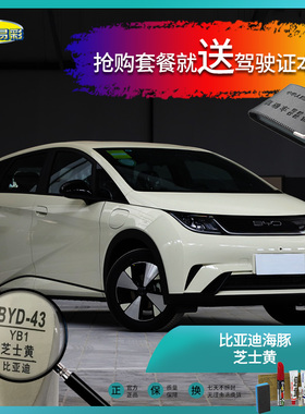 比亚迪海豚芝士黄色汽车补漆油漆深划痕刮痕修复修补自喷漆套装