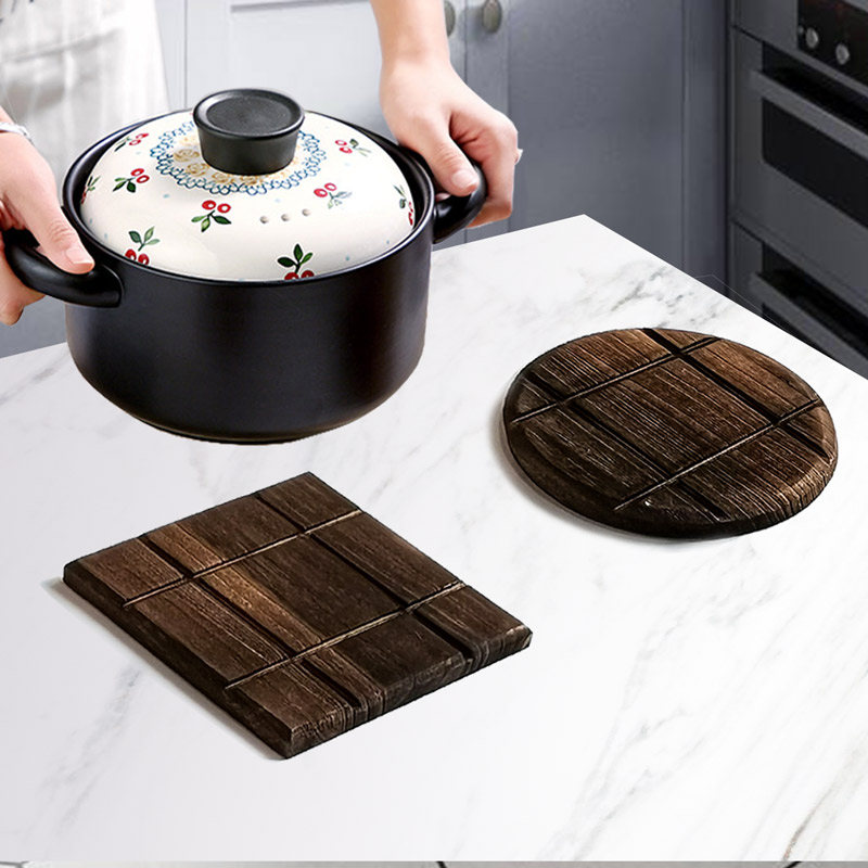 家用砂锅大号实木锅垫烧桐木防烫隔热垫木质餐垫盘垫碗垫盘子垫,餐饮具,餐垫,淘宝优惠券,粉丝福利购,淘宝优惠卷
