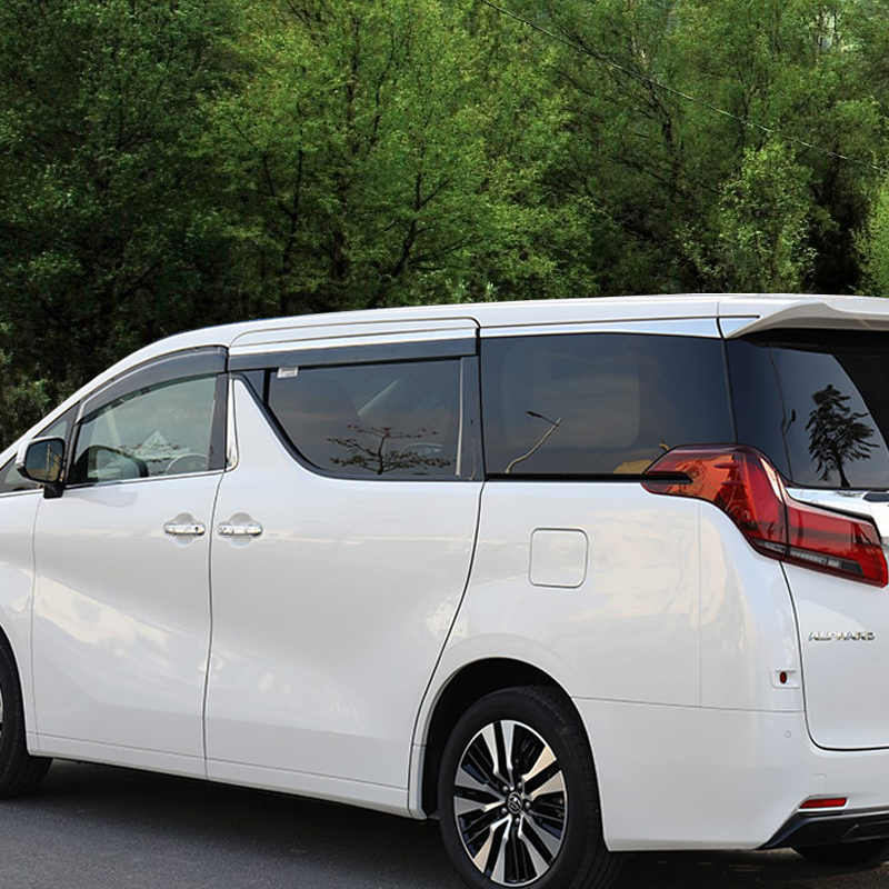 适用于2020款丰田埃尔法晴雨挡混动vellfire威尔法车窗雨眉不锈钢