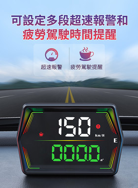 汽车通用GPS速度海拔里程HUD