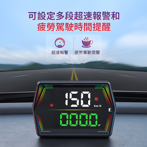 汽车通用GPS速度海拔里程HUD