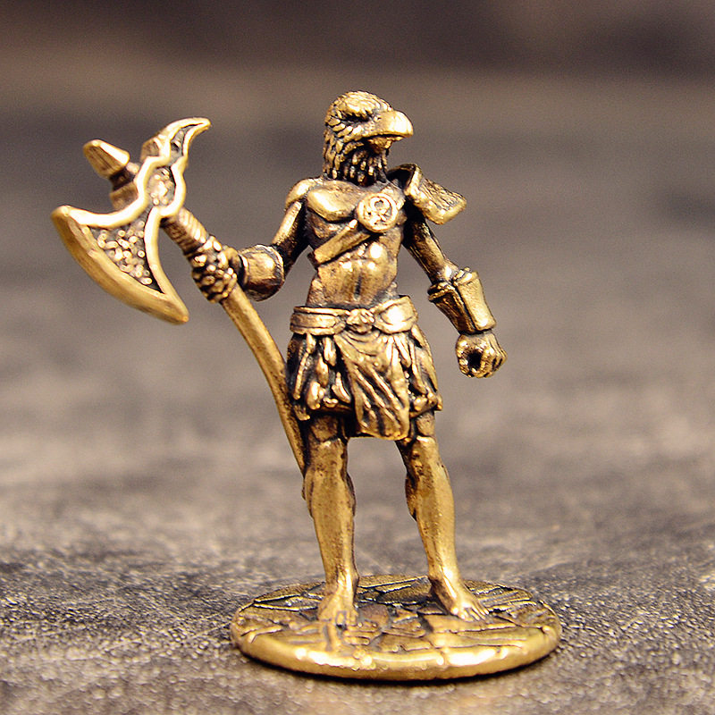 鸟头兵人黄铜实心桌面茶宠摆件创意居家工艺品摆件办公室装饰品,家居饰品,装饰摆件,淘宝优惠券,粉丝福利购,淘宝优惠卷