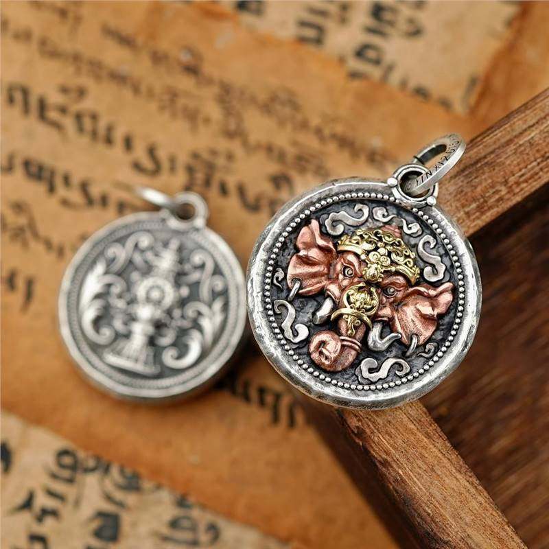 S999足银象神吊坠纯银饰品项链霸气项坠复古男女包挂挂饰,饰品/流行首饰/时尚饰品新,摆件,淘宝优惠券,粉丝福利购,淘宝优惠卷