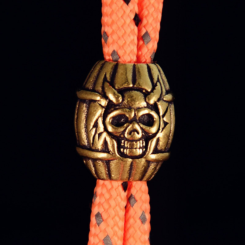 黄铜骷髅腰珠刀坠EDC伞绳坠手电坠钥匙扣挂件DIY单孔配饰挂坠,饰品/流行首饰/时尚饰品新,摆件,淘宝优惠券,粉丝福利购,淘宝优惠卷