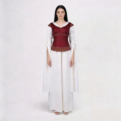 魔戒指环王cos服伊奥温汉王女服装cosplay万圣节连衣裙