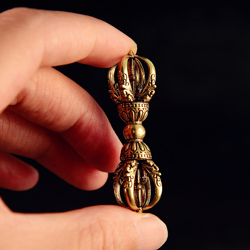 黄铜复古小号金刚降魔杵手把件西藏宗教法器金刚杵工艺品热销,饰品/流行首饰/时尚饰品新,手把件/把玩物,淘宝优惠券,粉丝福利购,淘宝优惠卷