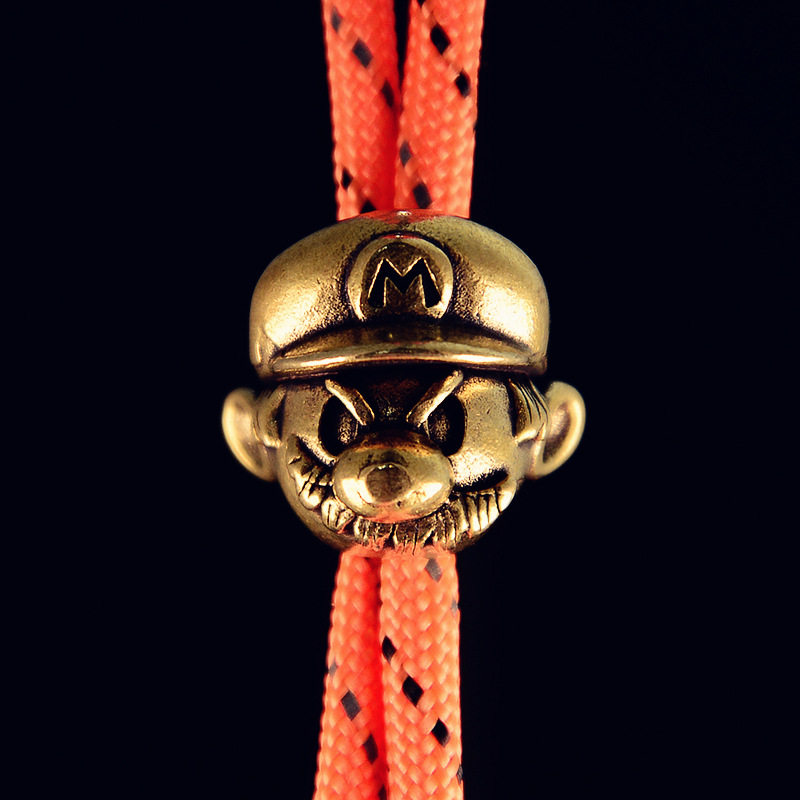 马里奥ebay热销EDC黄铜刀坠伞绳坠手电筒坠手工DIY指虎坠配件,饰品/流行首饰/时尚饰品新,摆件,淘宝优惠券,粉丝福利购,淘宝优惠卷