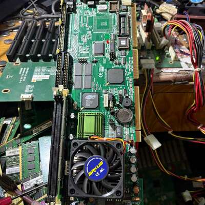 议价艾讯工控主板 SBC8163 REV.A2 单网囗 拆机原装
