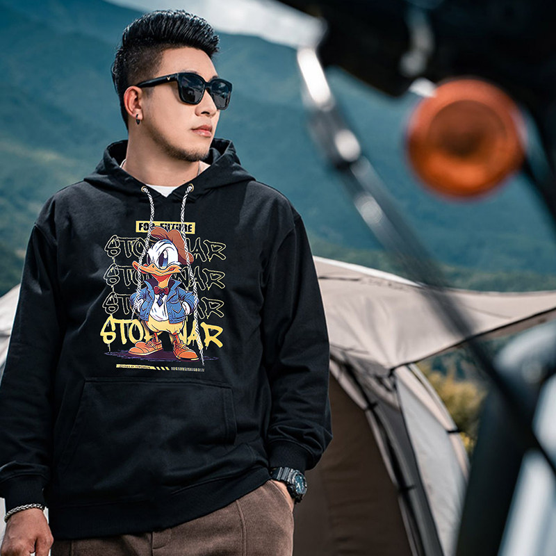 400斤潮大码男装春季肥佬连帽卫衣加肥加大休闲宽松胖子薄款卫衣