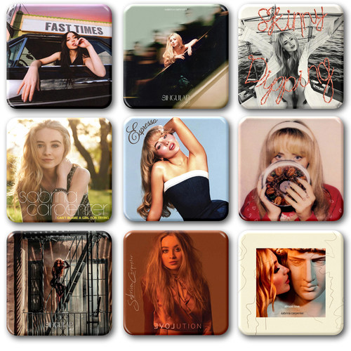 匠妹Sabrina Carpenter周边徽章胸针音乐专辑挂件饰品酒吧冰箱贴