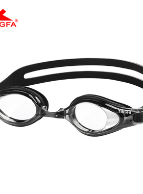 英发游泳老花镜高清防雾透明镜片男女中框老年人老花泳镜CV310AF