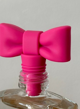 3D蝴蝶结食品硅胶红酒瓶塞酒瓶密封盖保鲜Silicone Wine Stopper