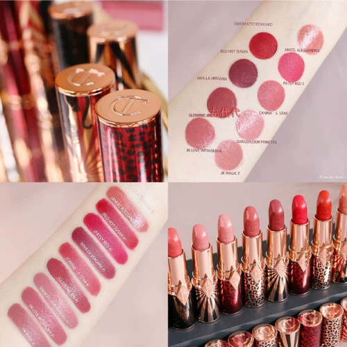 Британцы купили место Шарлотта Тилбери CT Limited Star Leopard Light Увлажняющая помада Red