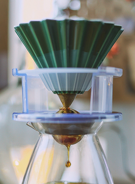 承上启下手冲咖啡滤杯支架透明paragon金球托架萃取可外带露营用
