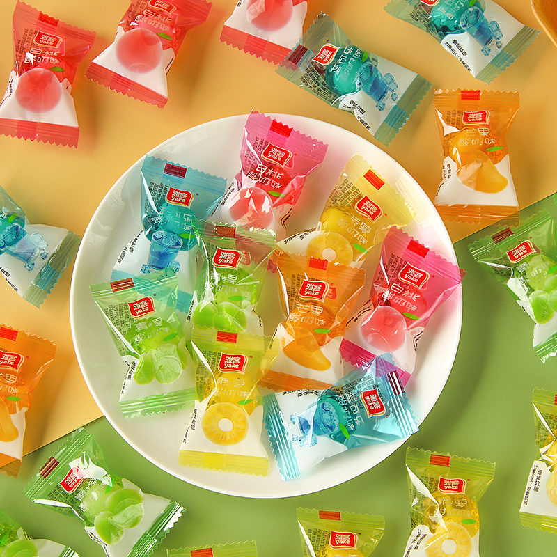 雅客爆浆软糖散装500g