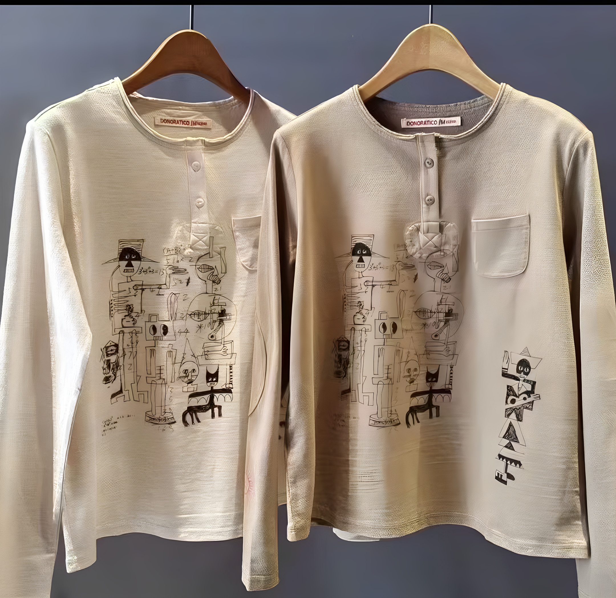 达衣岩2025春新款印花针织上衣T恤DAYS040054就再爱一次之一