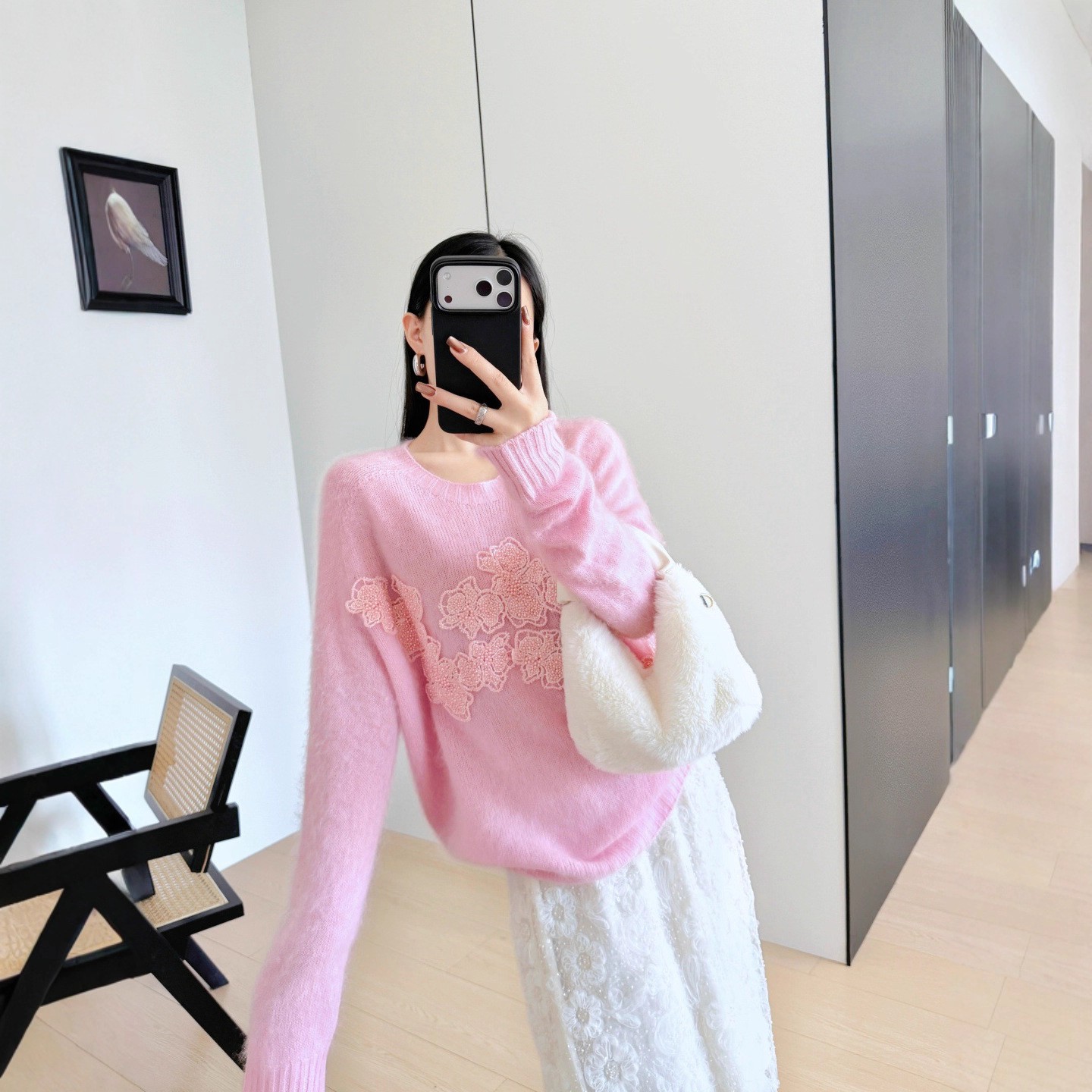 南油高端女装温柔风毛衣