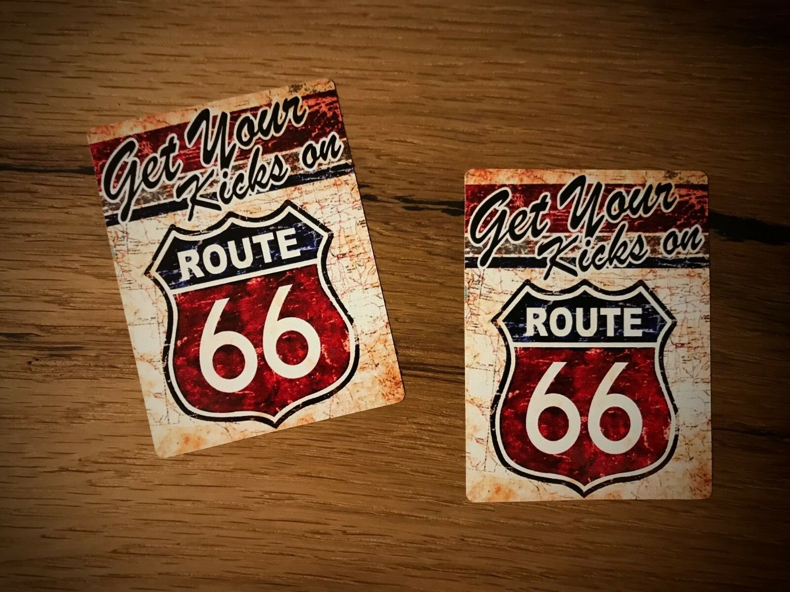 贴纸的ROUTE66V8皮卡调整复古